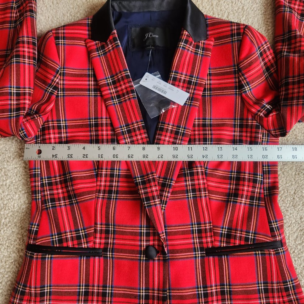 NWT J. Crew Parke Tartan Plaid Blazer - Picture 6 of 14